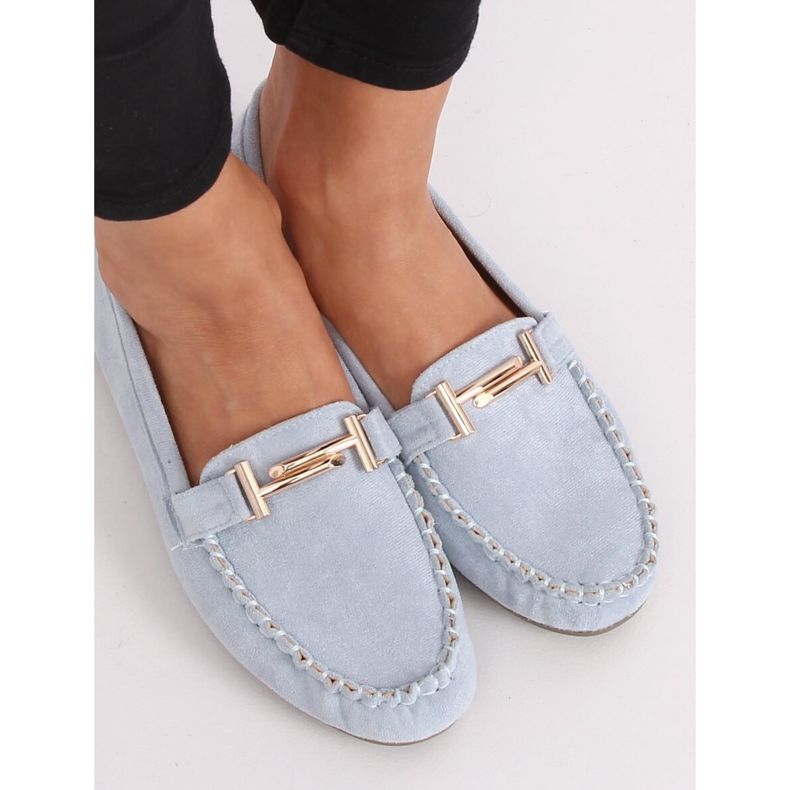 Blaue Damen Slipper ZA01P Blau 1