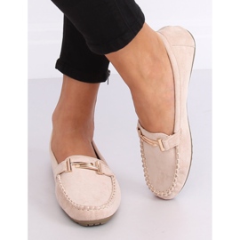 Beige Mokassins für Damen ZA01P Beige 1