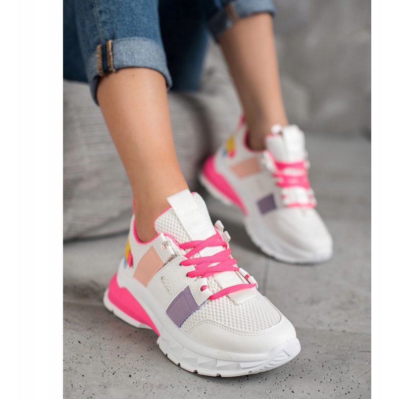Seastar Bunte Sneakers mit Mesh weiß mehrfarbig 2