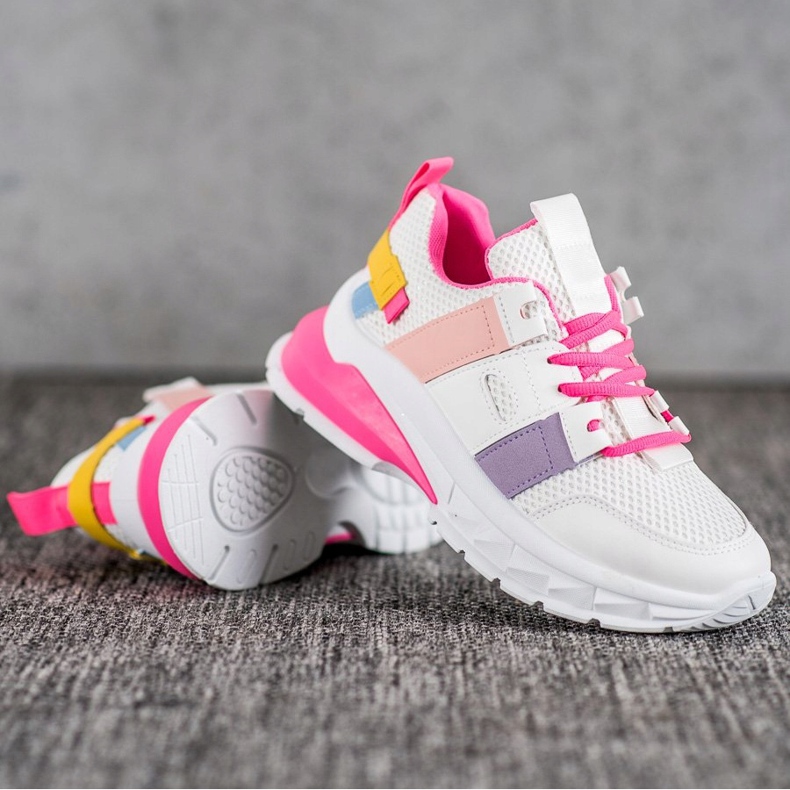 Seastar Bunte Sneakers mit Mesh weiß mehrfarbig 1