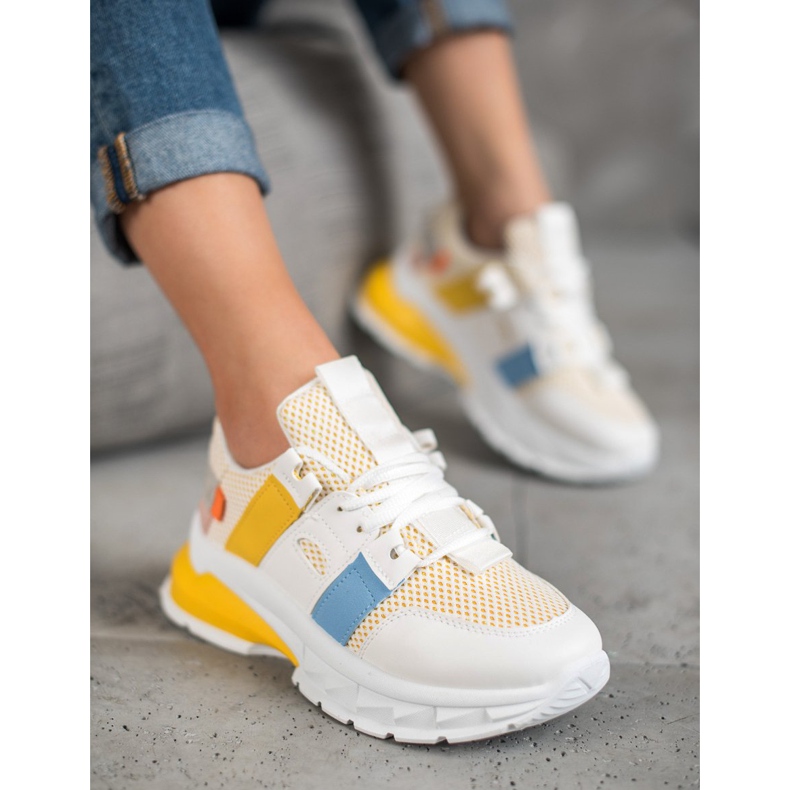 Seastar Bunte Sneakers mit Mesh weiß mehrfarbig 2