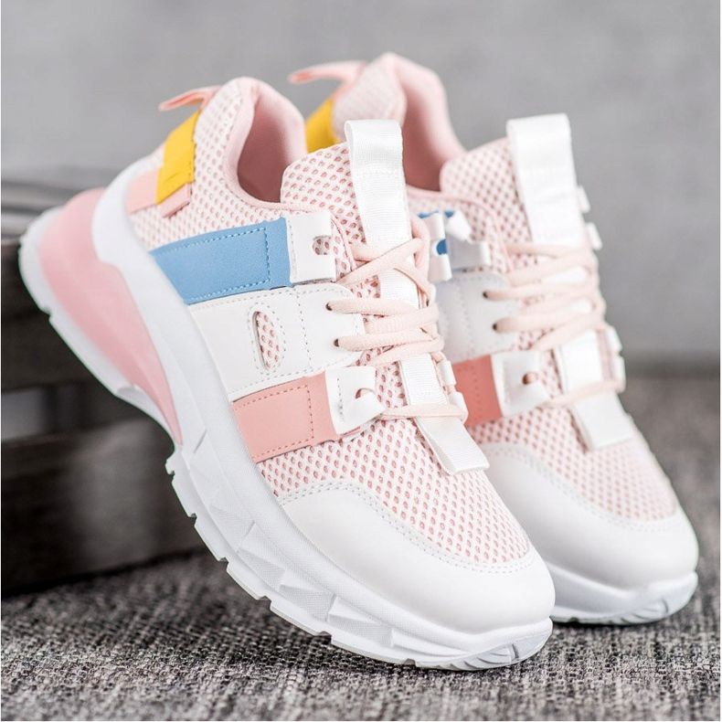 Seastar Bunte Sneakers mit Mesh weiß mehrfarbig 2
