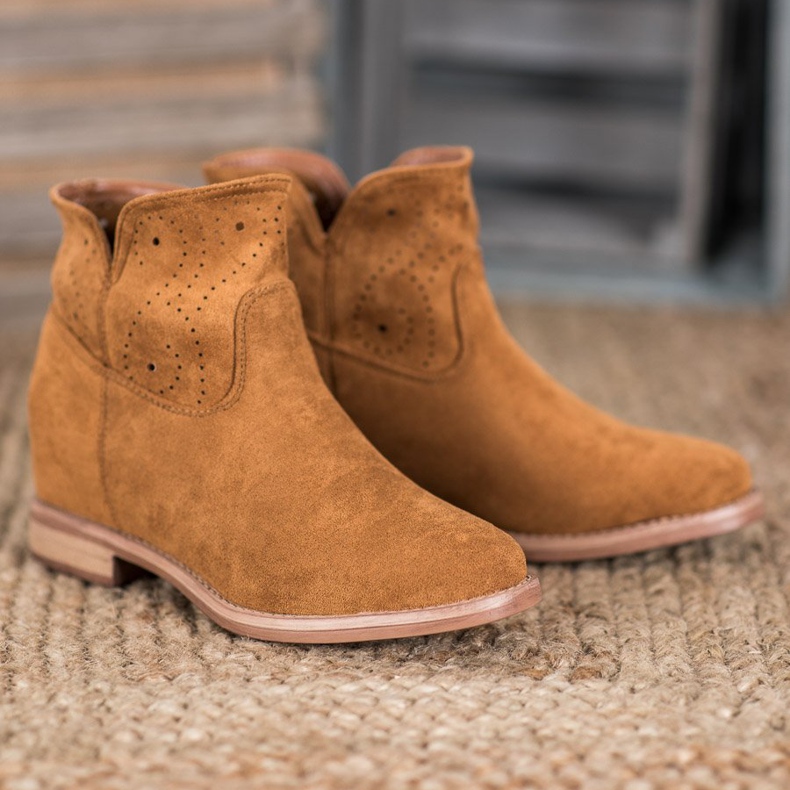 Seastar Stiefel mit durchbrochenem Muster braun 1