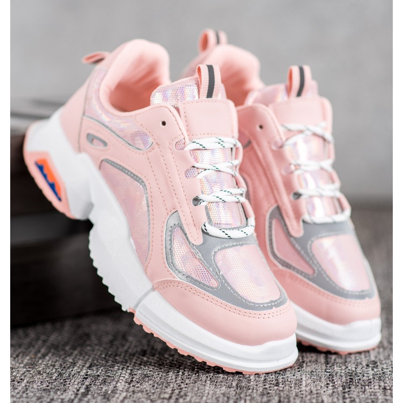 SHELOVET Sportschuhe auf der Plattform rosa 2