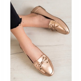 Clowse Elegante goldene Ballerinas 1
