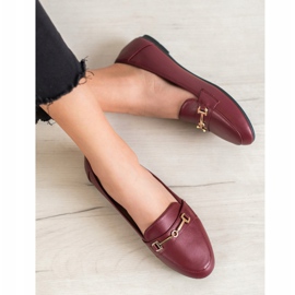 Clowse Stylische Schuhe aus Öko-Leder rot 1