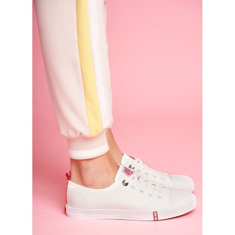 Weiße Damenschuhe Sneakers Big Star FF274087 1