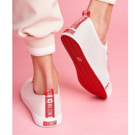 Weiße Damenschuhe Sneakers Big Star FF274087 2