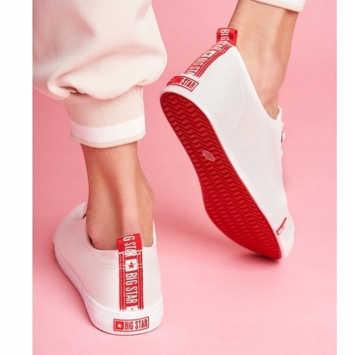 Weiße Damenschuhe Sneakers Big Star FF274087 2