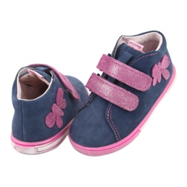 Mazurek 264 Motor -navy/rosa Schmetterlingsstiefel blau 4