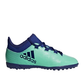 Adidas X Tango 17.3 Tf Jr CP9027 Fußballschuhe mehrfarbig blau 2