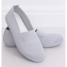 Graue Mesh-Turnschuhe NB338P Grau 1