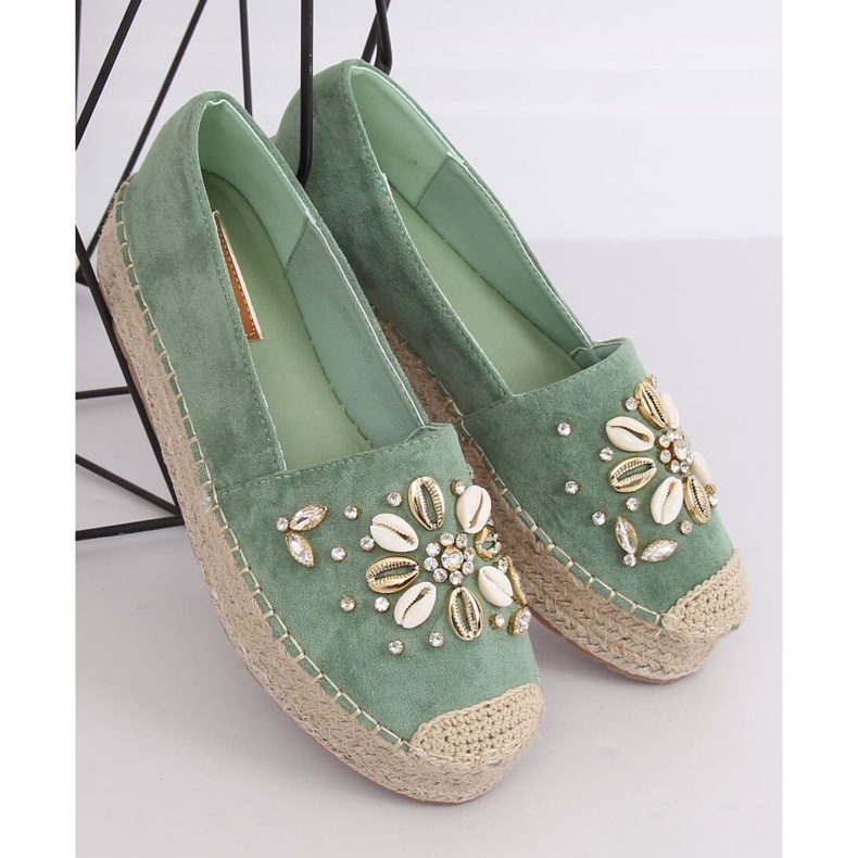 Grüne Espadrilles JH96P Grün 1