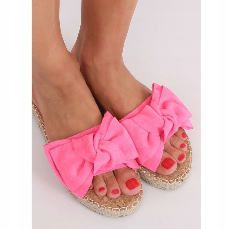 Rosa Espadrilles Flip-Flops JH115P Flu Fushia 1
