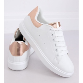 Weiße Damen Sneaker LA85P Champagner 1