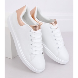 Weiße Damen Sneaker LA85P Champagner 2