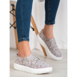 Goodin Leichte Lederschuhe braun 2