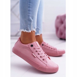 Big Star BigStarEE274047 rosa Wildleder-Sneaker für Damen 1