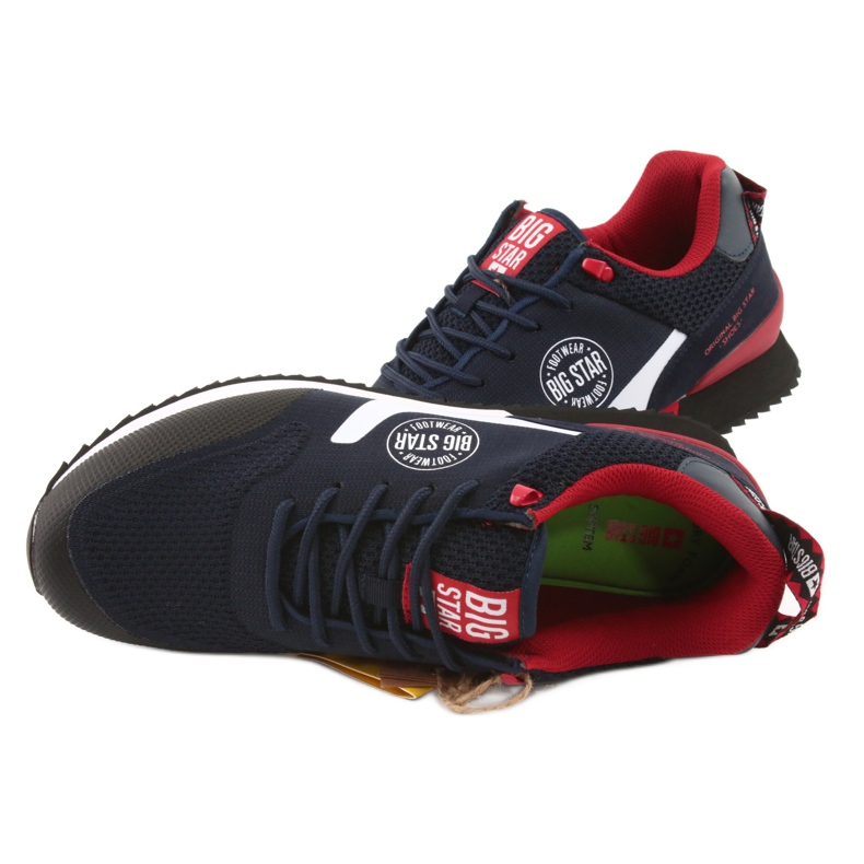 Big Star FF 174205 Sportschuhe weiß rot navy blau 5