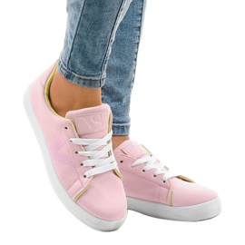 Rosa klassische Damen-Sneaker B845-20 1