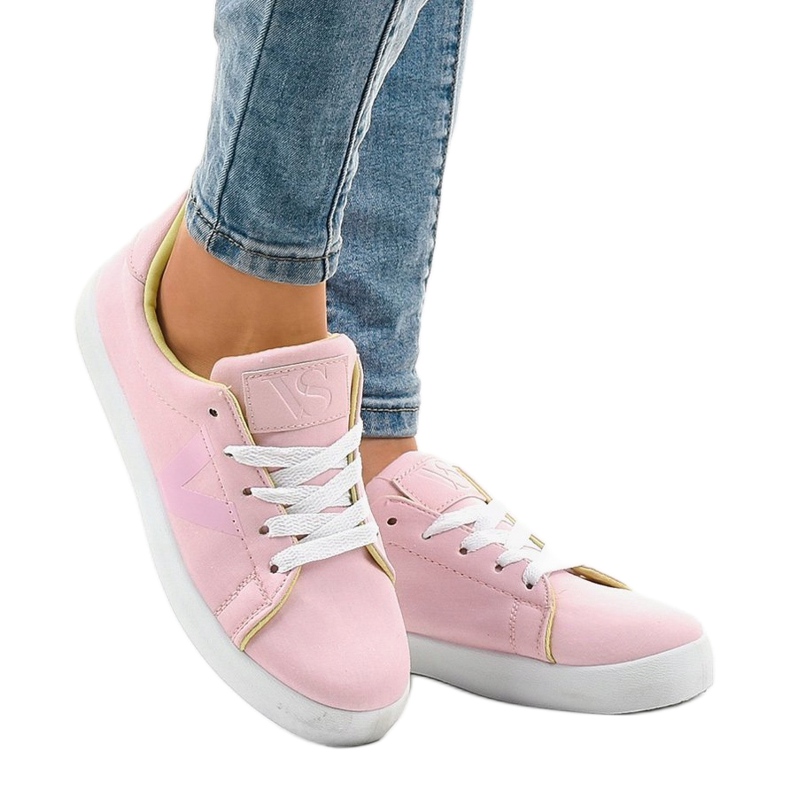 Rosa klassische Damen-Sneaker B845-20 1