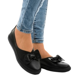 Schwarze Sneaker zum Hineinschlüpfen 8895-1 1