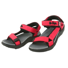 Sandalen mit Schaumstoffeinsatz Lee Cooper LCW-20-34-014 schwarz rot 3
