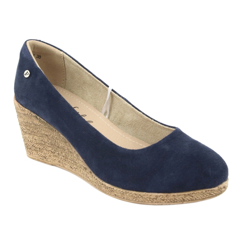 Pumps Keil Filippo DP1328 marineblau navy blau 1
