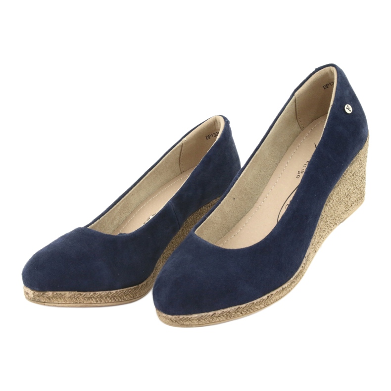 Pumps Keil Filippo DP1328 marineblau navy blau 3