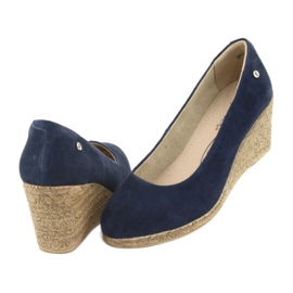 Pumps Keil Filippo DP1328 marineblau 4