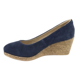 Pumps Keil Filippo DP1328 marineblau navy blau 2