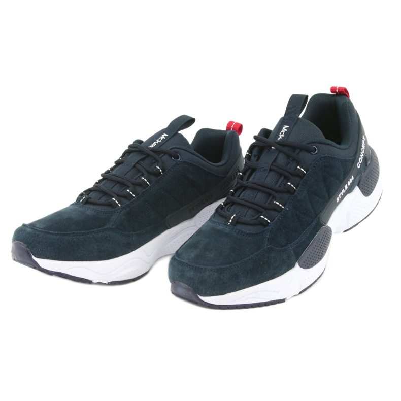 McKey MSP1464 Wildleder-Sportschuhe navy blau 3