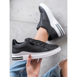 SHELOVET Modische schwarze Sportschuhe 2