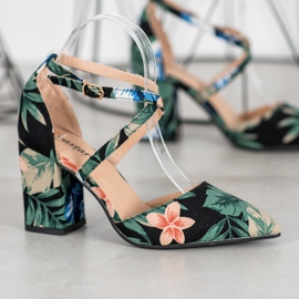 Seastar Lässige Pumps mit Blumen mehrfarbig 1