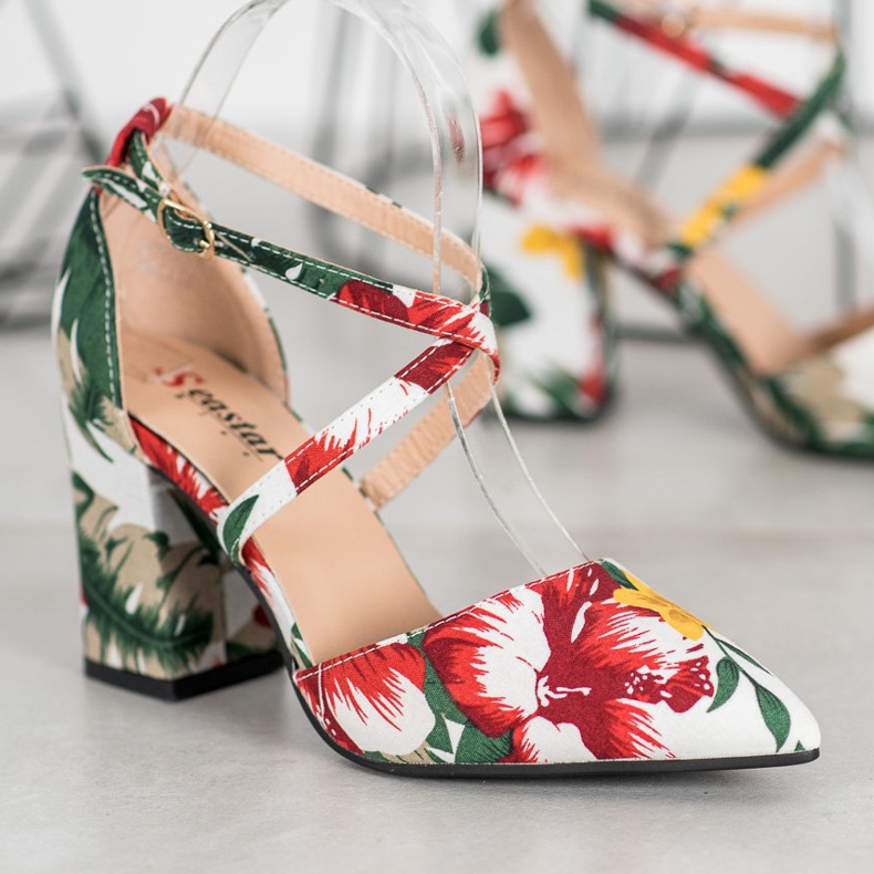 Seastar Lässige Pumps mit Blumen mehrfarbig 1