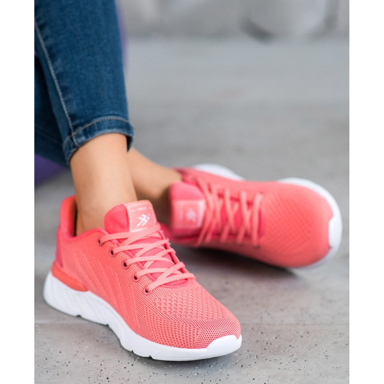 Ax Boxing Leichte durchbrochene Sportschuhe rosa 2