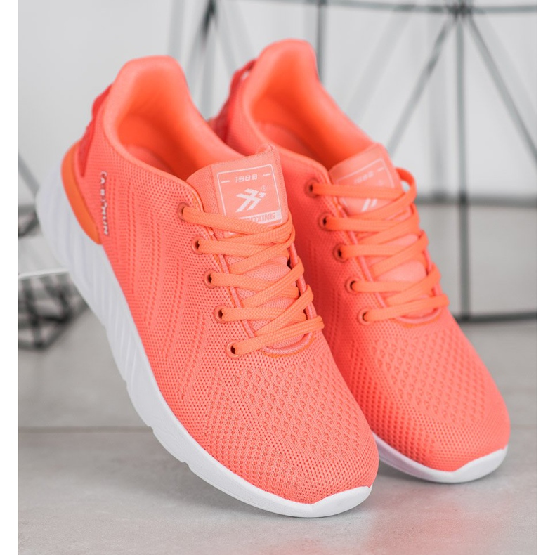 Ax Boxing Leichte durchbrochene Sportschuhe orange 2