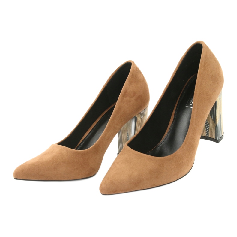 Pumps Filippo 1103 aus Wildleder beige 3