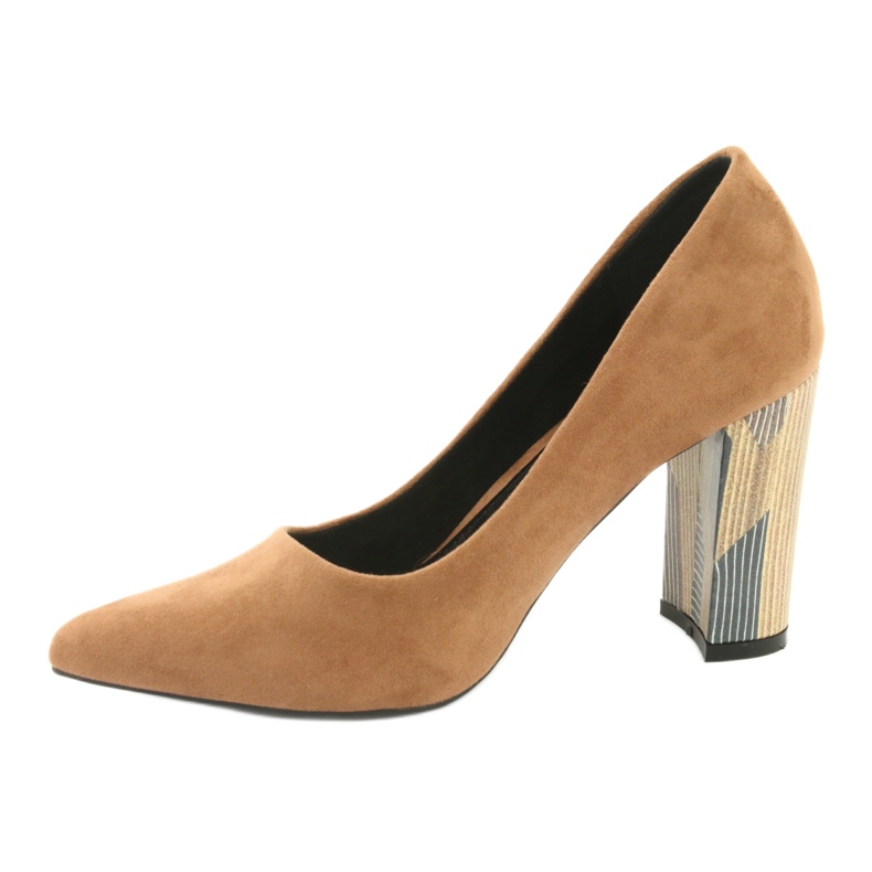 Pumps Filippo 1103 aus Wildleder beige 2
