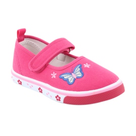 Atletico Butterfly Ballerinas mit Lederdecksohle rosa 1