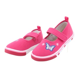Atletico Butterfly Ballerinas mit Lederdecksohle rosa 3