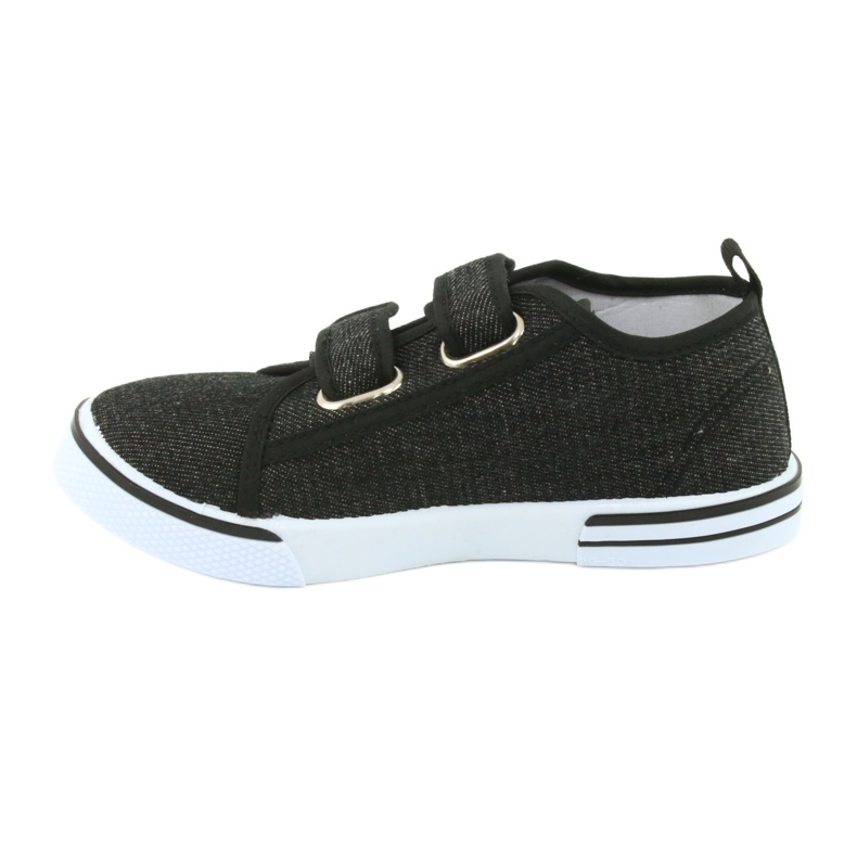 Sneakers mit Klettverschluss Atletico Jeans schwarz 2