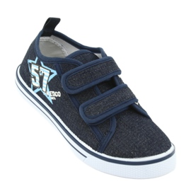 Sneakers mit Klettverschluss Atletico Jeans marineblau 1
