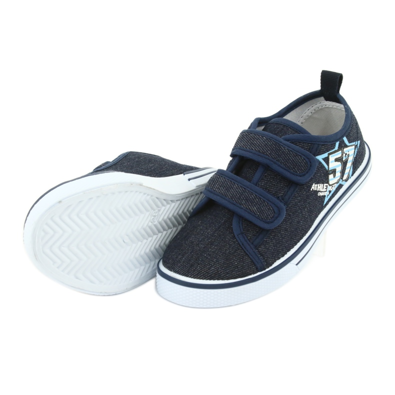 Sneakers mit Klettverschluss Atletico Jeans marineblau 5
