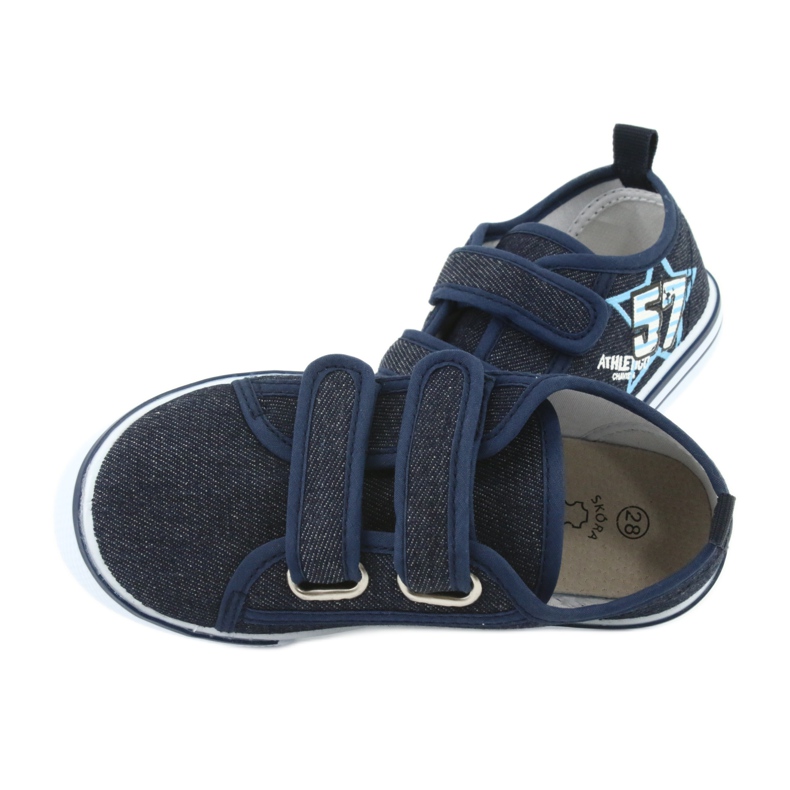 Sneakers mit Klettverschluss Atletico Jeans navy blau 6