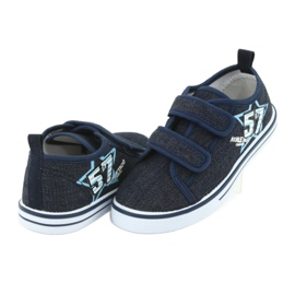 Sneakers mit Klettverschluss Atletico Jeans marineblau 4