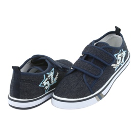 Sneakers mit Klettverschluss Atletico Jeans marineblau 4