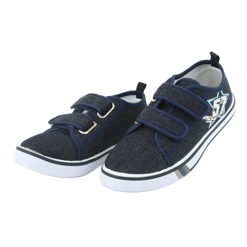 Sneakers mit Klettverschluss Atletico Jeans marineblau 3