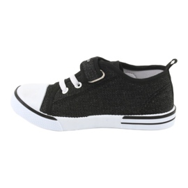 Sneakers mit Ledereinsatz Atletico BSM029 schwarz 2