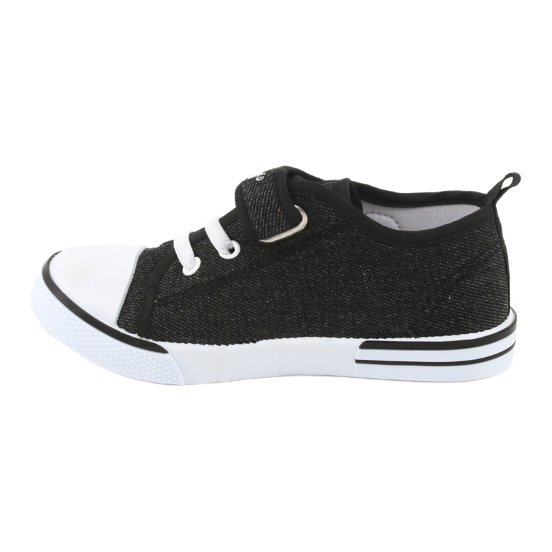 Sneakers mit Ledereinsatz Atletico BSM029 schwarz 2